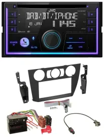 JVC MP3 USB 2DIN DAB Bluetooth CD Autoradio für BMW 3-er E90/E91/E92/E93 2005-20
