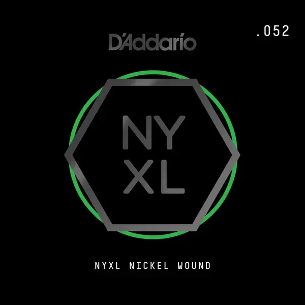 Струна одиночная D'Addario NYNW052 NYXL Nickel Wound Single 052