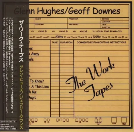 GLENN HUGHES / GEOFF DOWNES - The Work Tapes (CD, Japan)