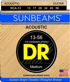Струны для акустической гитары DR Strings SunBeams RCA-13
