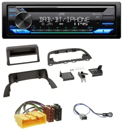 JVC Bluetooth MP3 USB DAB CD Autoradio für Mazda 3 (2013-2019)