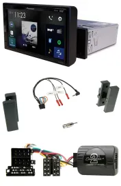 Автомагнитола Pioneer DAB, Bluetooth, USB, поддержка кнопок на руле, для Seat Leon 2002–2006 и Toledo с 2002
