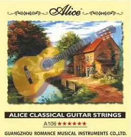 Струна для классической гитары Alice A106-6, нейлон, калибр 44