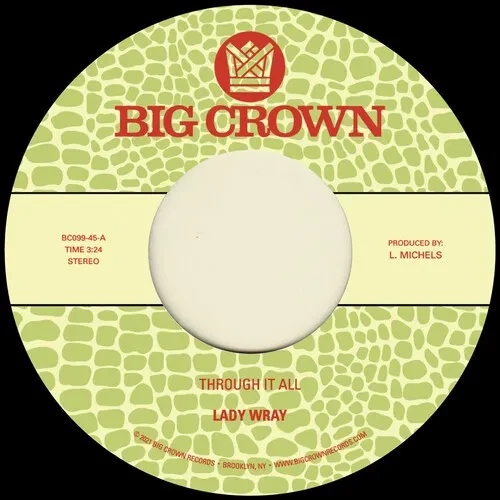 Виниловая пластинка Lady Wray - Through It All b/w Under The Sun [New 7" Vinyl]