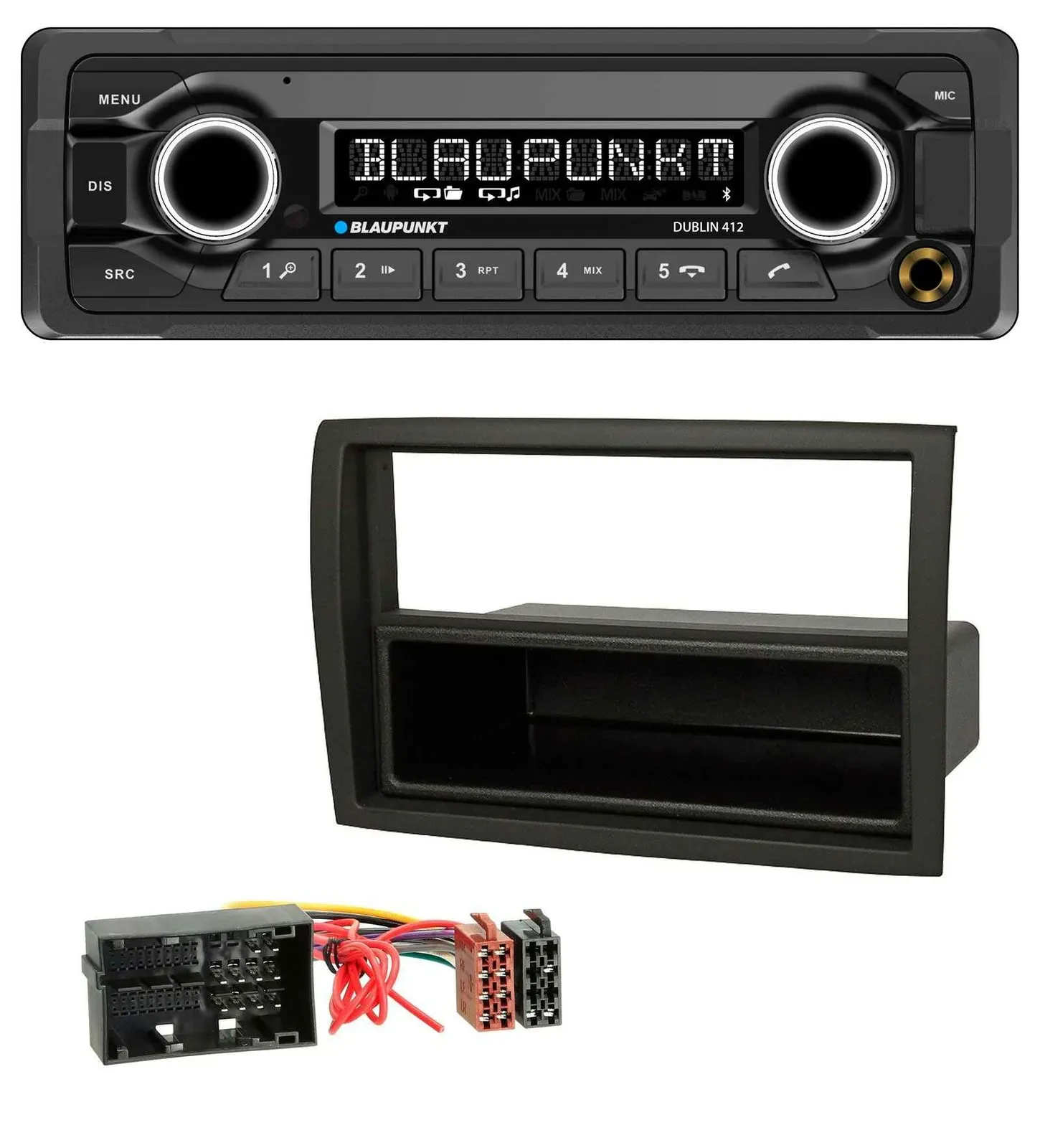 Blaupunkt MP3 Bluetooth USB AUX Autoradio für Fiat Ducato Citroen Jumper Peugeot
