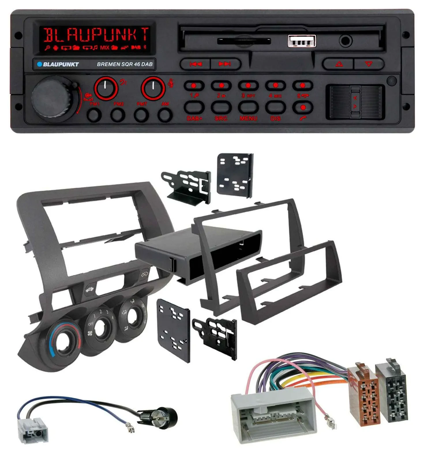 Blaupunkt SD MP3 USB Bluetooth DAB Autoradio für Honda Fit 06-07 nur US-Importe