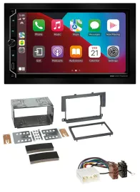 ESX 2DIN DAB USB MP3 Bluetooth Autoradio für Mitsubishi Colt 2004-2009