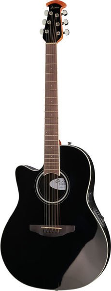 Электроакустическая гитара OVATION CS24-5L Celebrity Standard Mid Cutaway Black Леворукая