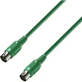Adam Hall Cables K3 Midi Kabel GREEN 0,75m | Neu