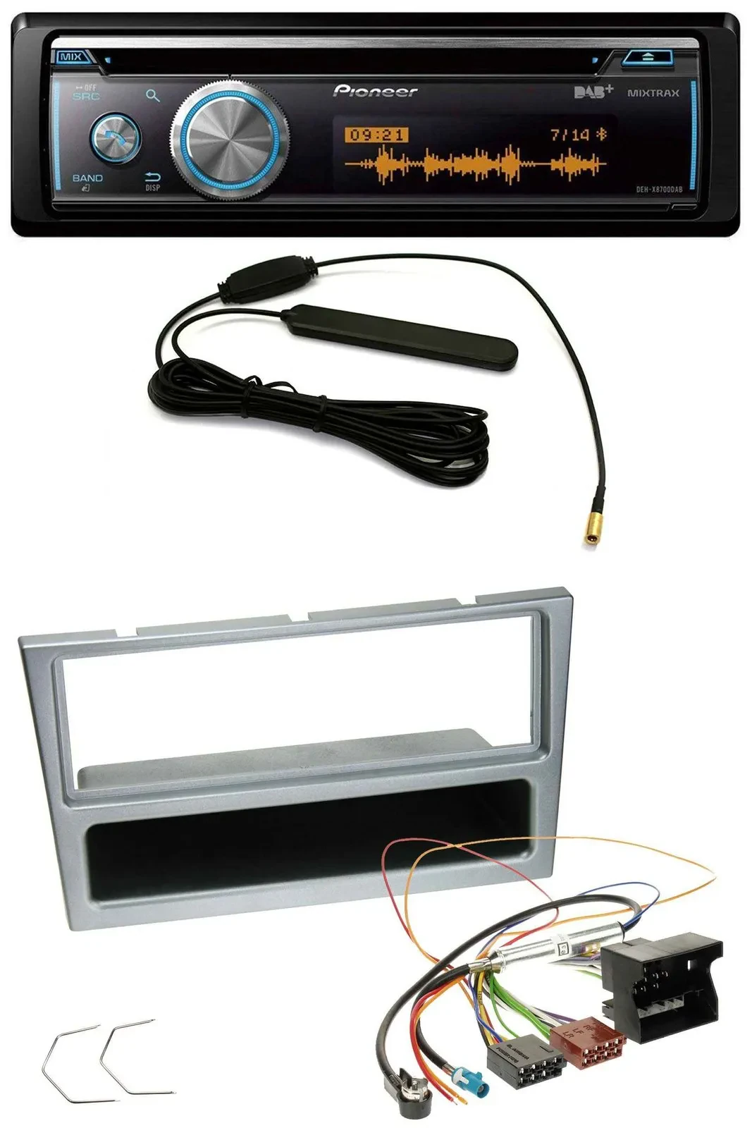 Автомагнитола для Opel Combo C, Corsa C, Tigra, Meriva Pioneer CD, USB, Bluetooth, DAB, MP3