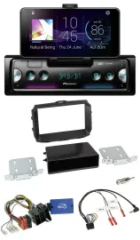 Pioneer USB Lenkrad Bluetooth DAB Autoradio für Alfa Romeo Giulietta 2013-2021 I