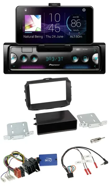 Pioneer USB Lenkrad Bluetooth DAB Autoradio für Alfa Romeo Giulietta 2013-2021 I