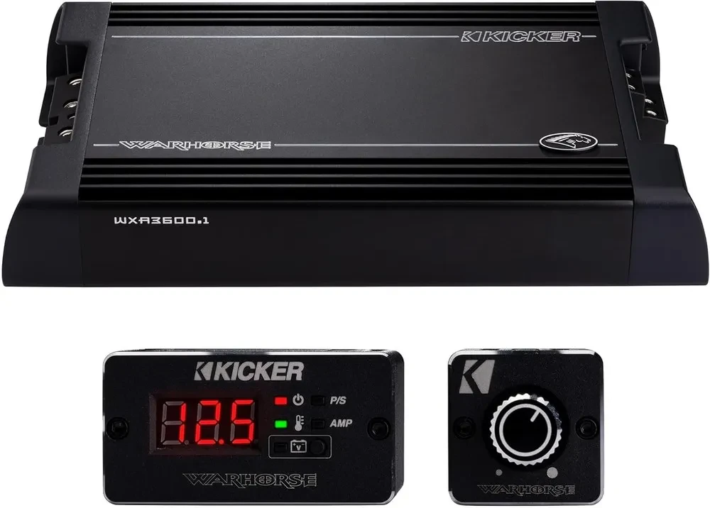Усилитель мощности Kicker Warhorse Class D, 1-канальный (моноблок)