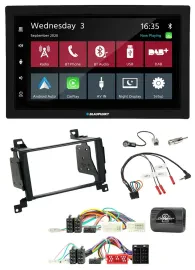 Blaupunkt DAB Bluetooth USB Lenkrad 2DIN Autoradio für Hyundai Santa Fe 2010-201