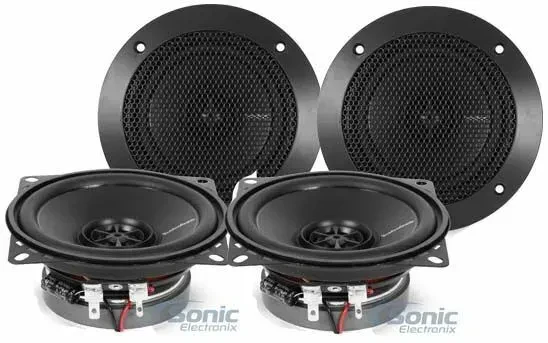 4) Rockford Fosgate R14X2 120W 4" 2-Way Full Range Car Audio Speakers Bundle