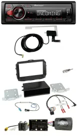 Автомагнитола для Alfa Romeo Giulietta 940 (Facelift 2014) Pioneer USB, DAB, Bluetooth, поддержка управления с руля