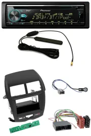 Pioneer CD MP3 AUX DAB USB Autoradio für Mitsubishi ASX (2010-2014)