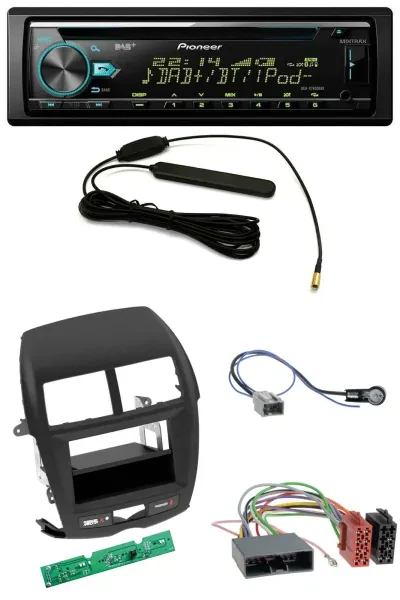 Pioneer CD MP3 AUX DAB USB Autoradio für Mitsubishi ASX (2010-2014)