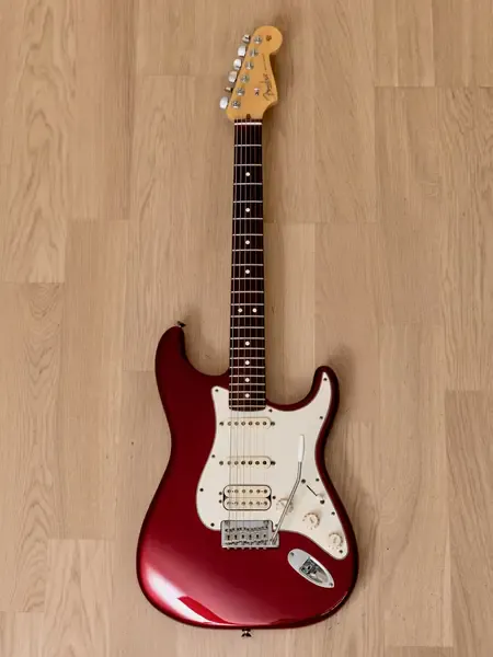 Электрогитара Fender American Standard Stratocaster HSS Custom Shop Mystic Red w/case USA 2012
