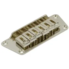 Advanced Plating Nighthawk Trapezoid Hardtail Bridge for Gibson, NICKEL