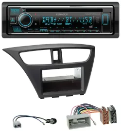Kenwood MP3 Bluetooth DAB USB CD Autoradio für Honda Civic (ab 2012)