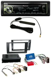 Автомагнитола Pioneer MP3/USB/CD/DAB/AUX для Audi A4 B6/B7 (2001–2008)