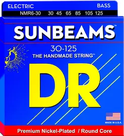 Струны для бас-гитары DR Strings Sunbeam NMR6-30