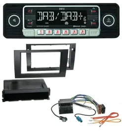 Dietz USB DAB MP3 Bluetooth Autoradio für Audi A4 01-08 B6 B7 Symphony Quadlock