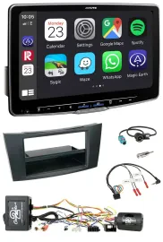 Alpine Lenkrad USB Bluetooth DAB Autoradio für Mercedes E-Klasse W211 02-08 akti