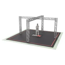 ProX XTP-E19199X Trade Show Display Booth Truss System 19 x 19 x 9 FT idjnow