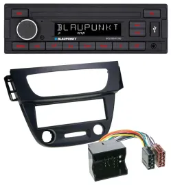 Автомагнитола Blaupunkt для Renault Megane 3, 2009–2014, 1 DIN, MP3, AUX, USB, Quadlock, чёрная