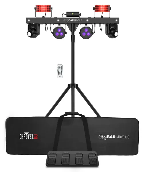 Chauvet DJ GIGBAR MOVE ILS Kit w/Moving Heads/Derbies/Washes/Laser/Strobe Lights