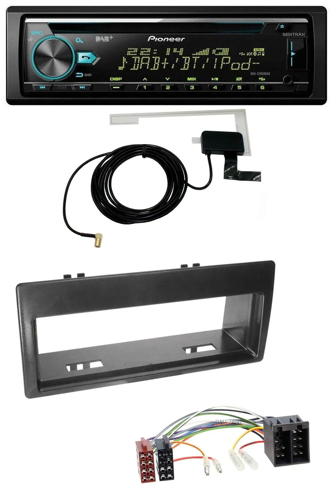 Pioneer MP3 AUX CD USB DAB Autoradio für Citroen Xantia (1999-2003)