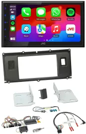 JVC Bluetooth USB Lenkrad 2DIN DAB Autoradio für Land Rover Evoque 11-13 Blindst
