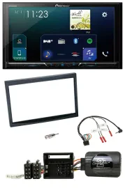 Pioneer Lenkrad Bluetooth USB 2DIN DAB Autoradio für Citroen C2 C3 Berlingo Jump