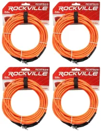 Коммутационный кабель Rockville RCXFB25O Orange 7.6 м (4 штуки)