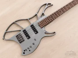 2021 EVO Bass B0101Z-4 Aluminum Body w/ Aguilar Pickups, Flight Case & Tags