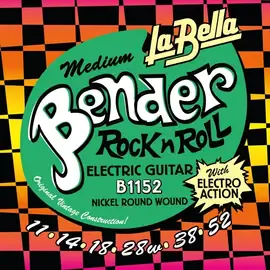 Струны для электрогитары La Bella B1152 The Bender 11-52