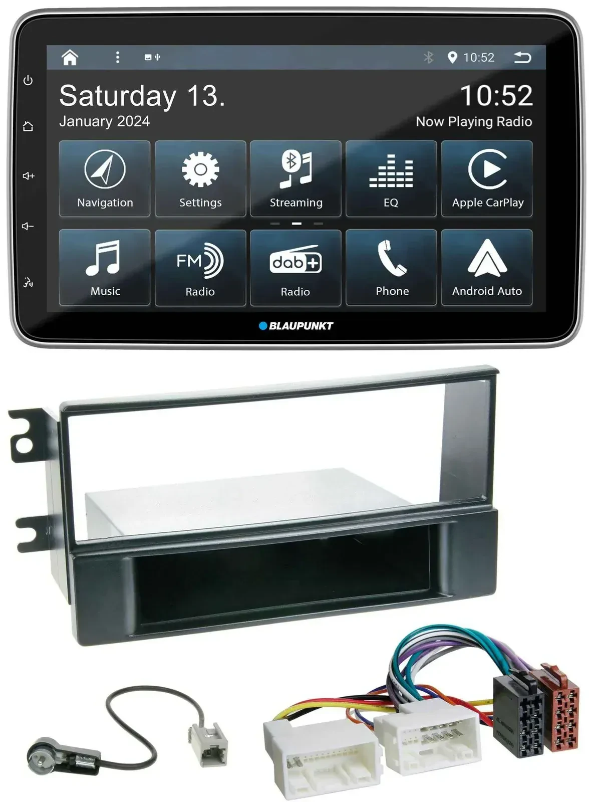 Blaupunkt USB DAB SD MP3 Bluetooth Autoradio für Kia Sportage II 08-10 neue Verk