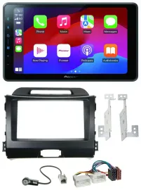 Pioneer Bluetooth 2DIN USB MP3 DAB Autoradio für Kia Sportage 3 10-15 SL schwarz