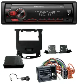 Pioneer DAB 1DIN MP3 AUX USB Autoradio für Chevrolet Cruze ab 2016 Klavierlack/s