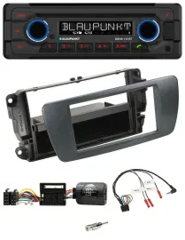 Blaupunkt Lenkrad MP3 CD Bluetooth USB Autoradio für Seat Ibiza azabacheschwarz