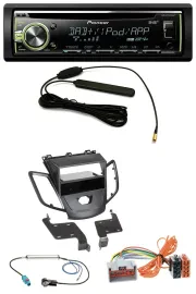 Автомагнитола для Ford Fiesta (2008–2010) Pioneer MP3 USB CD DAB AUX, без дисплея, черная