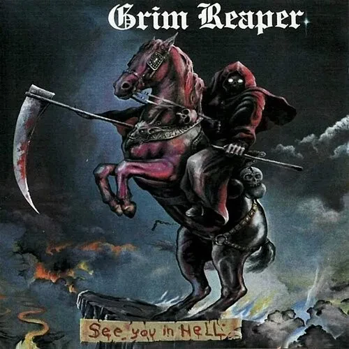 Виниловая пластинка Grim Reaper - See You In Hell - Grey Vinyl [New Vinyl LP] Colored Vinyl, Gray, U