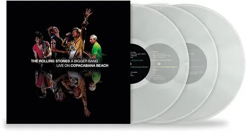 Виниловая пластинка The Rolling Stones - A Bigger Bang Live On Copacabana Beach [New Vinyl LP] Clear