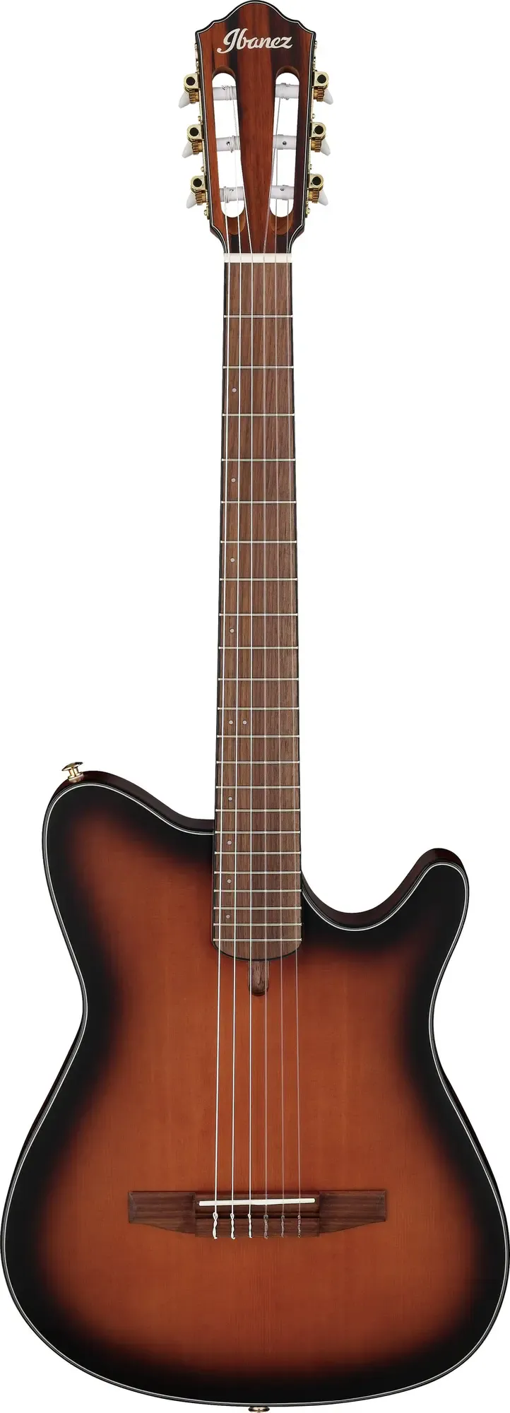 Классическая гитара с подключением Ibanez FRH10N-BSF Brown Sunburst Flat