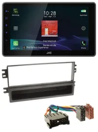 Автомагнитола JVC DAB MP3 Bluetooth USB для Kia Carnival 2001–2006, Carens с 2003