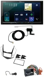 Pioneer 2DIN DAB USB MP3 Bluetooth Autoradio für Chevrolet Cruze 2011-2016