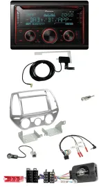 Pioneer 2DIN Lenkrad DAB USB CD Bluetooth Autoradio für Hyundai i20 2012-2014 ma