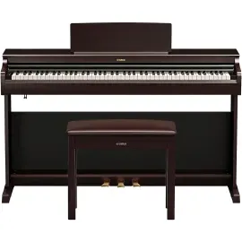 Yamaha Arius YDP166 88Key Digital Upright Piano With Bench  Rosewood